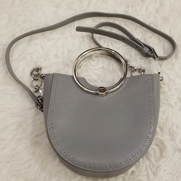 💕TED BAKER LONDON💕 Fiorel Circular Handle Shoulder Bag 100% Leather NWOT - Picture 3 of 10